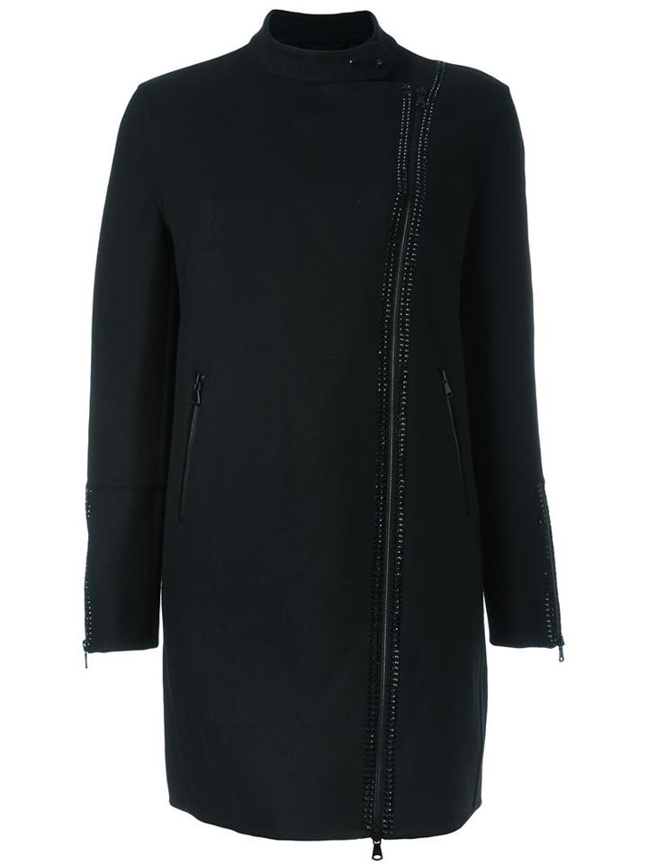 Ermanno Scervino Asymmetric Zipped Coat
