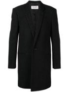 Saint Laurent Classic Single-breasted Coat - Black