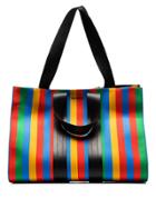 Sunnei Multicoloured Classic Oversized Shoulder Strap Tote - Blue