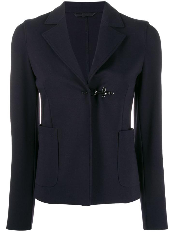 Fay Clasp Fastened Blazer - Blue