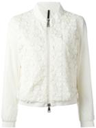 Moncler 'dedonette' Applique Jacket, Women's, Size: Ii, Nude/neutrals, Polyamide