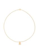 Chanel Pre-owned Cc Logos Chain Necklace - Gold