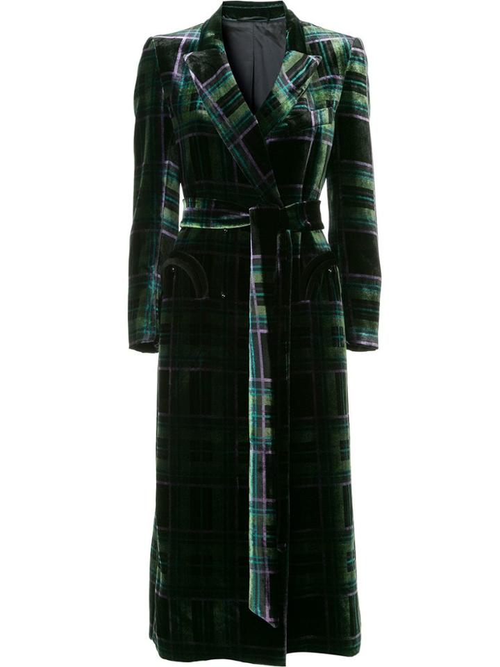 Blazé Milano Checked Wrap Coat - Multicolour