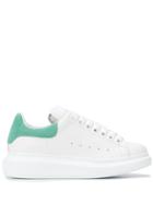 Alexander Mcqueen Oversized Suede-paneled Sneakers - White