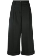 Side Stripe Trousers - Women - Polyester/spandex/elastane/viscose - 42, Black, Polyester/spandex/elastane/viscose, Semicouture