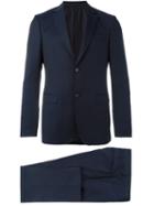 Z Zegna Peaked Lapel Suit, Men's, Size: 48, Blue, Cupro/wool