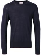Moncler Loose Fit Sweater - Blue