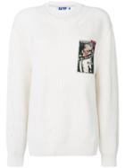 Sjyp Patch Detail Jumper - White