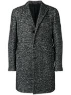 Tagliatore Classic Buttoned Coat - Grey