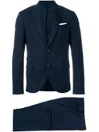 Neil Barrett Classic Fitted Suit, Men's, Size: 46, Blue, Polyester/spandex/elastane/viscose/virgin Wool