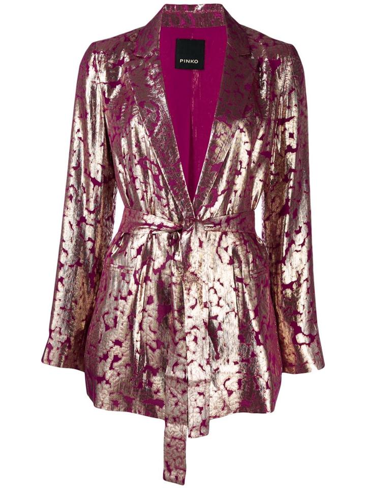 Pinko Belted Longline Blazer