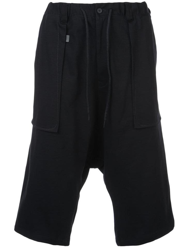 Y-3 Loose Fitting Bermudas - Black