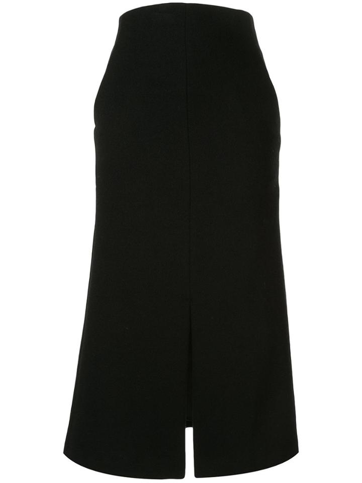 Mame Kurogouchi High Waisted Straight Skirt - Black