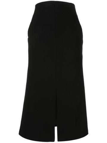 Mame Kurogouchi High Waisted Straight Skirt - Black