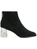 Sophia Webster Stella Mid Ankle Boots - Black