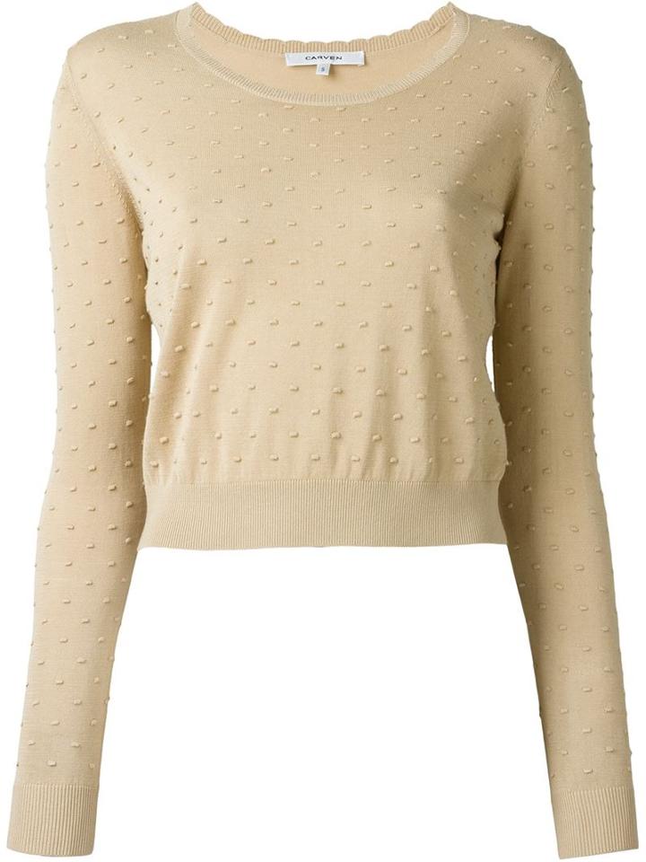 Carven Bobble Knit Sweater