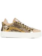 Dsquared2 Sequin Embellished Sneakers - Metallic