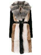 No21 Belted Coat - Multicolour
