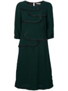 Cotélac Ruched Details Dress - Green
