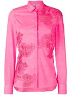 Ermanno Scervino Slim-fit Lace Shirt - Pink