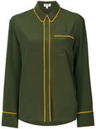 Kenzo Piped Trim Shirt - Green
