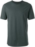 Transit - Crew Neck T-shirt - Men - Cotton/linen/flax/polyamide - M, Grey, Cotton/linen/flax/polyamide