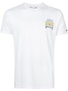 Mc2 Saint Barth Car Print T-shirt - White