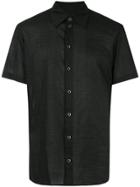 Zambesi Crinkled Texture Shirt - Black