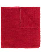 Faliero Sarti Woven Scarf - Red