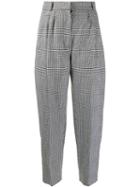 Alexander Mcqueen Prince Of Wales Check Trousers - Black