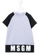 Msgm Kids - Logo Print Sweat Top - Kids - Cotton - 8 Yrs, Boy's, Grey
