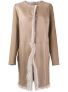 Yves Salomon Lambskin Shearling Coat