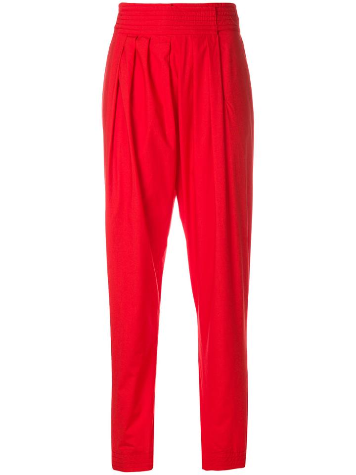 Philosophy Di Lorenzo Serafini Ruched Tapered Trousers