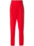 Philosophy Di Lorenzo Serafini Ruched Tapered Trousers
