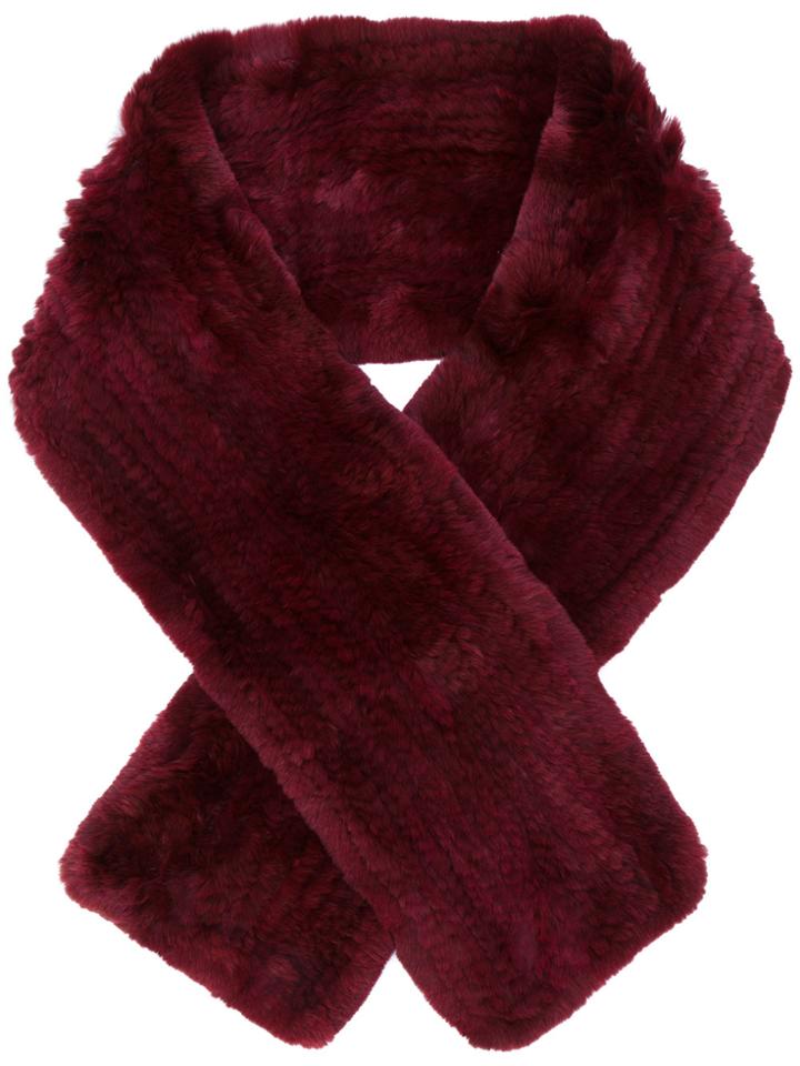 Yves Salomon Four Rex Scarf - Red