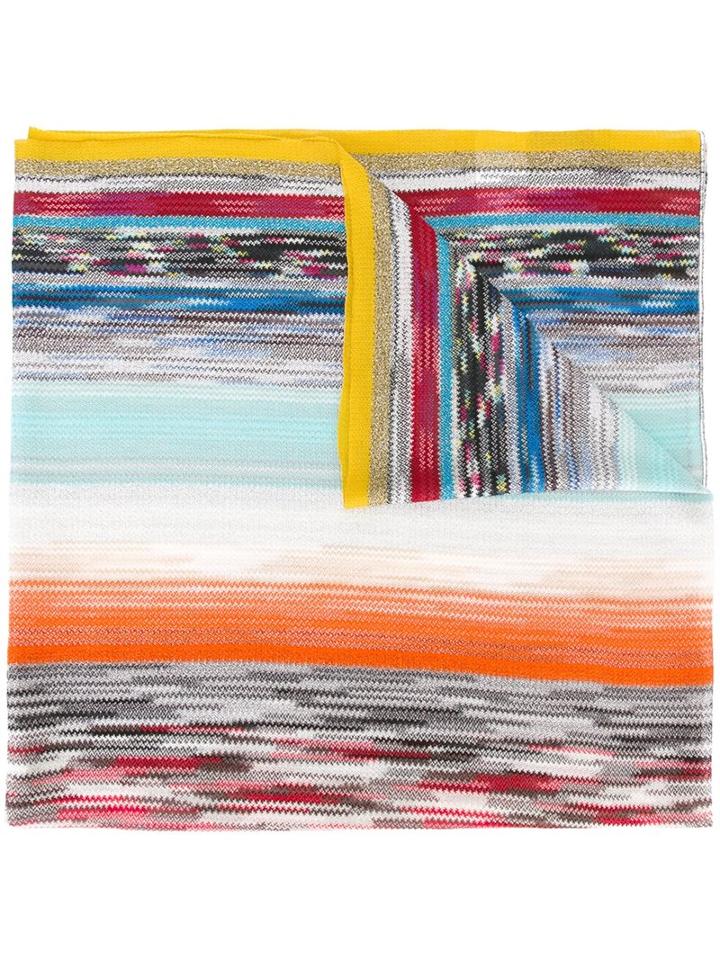 Missoni Striped Scarf, Women's, Polyester/cupro/viscose/wool