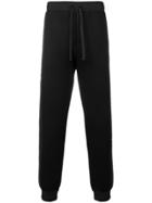 Mcm Logo Drawstring Track Trousers - Black