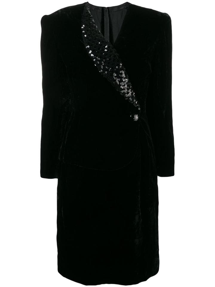 A.n.g.e.l.o. Vintage Cult Sequin Embellished Dress - Black