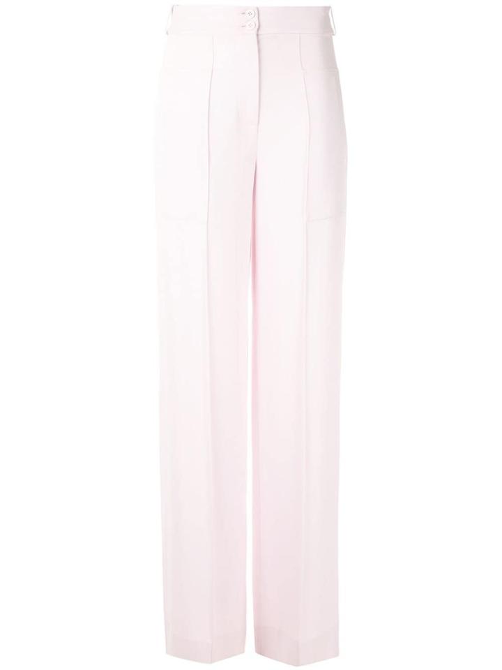 Gloria Coelho Panelled Wide Leg Trousers - Pink