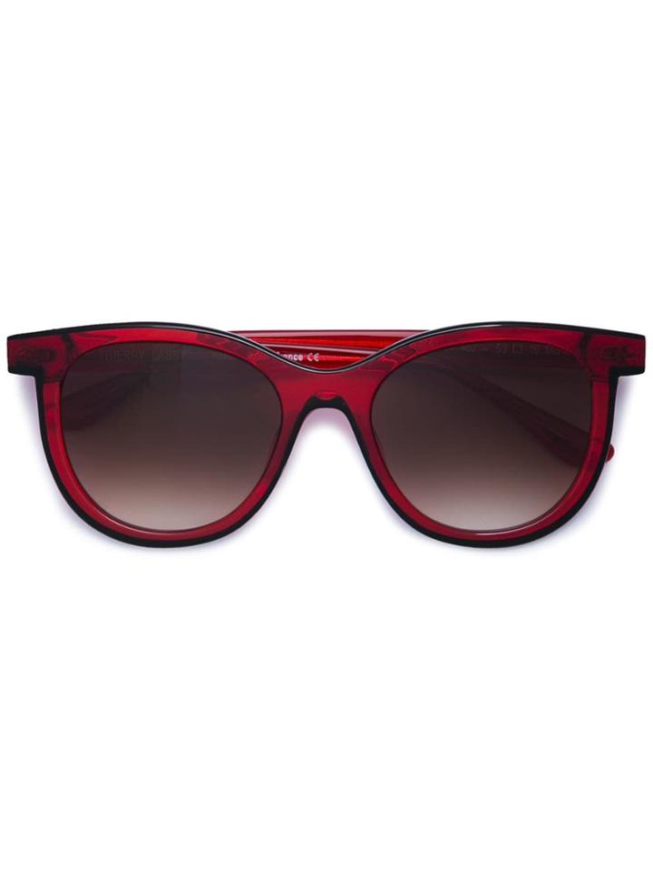 Thierry Lasry Vacancy Square Sunglasses - Red