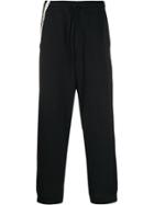 Y-3 Three-stripe Cuff Joggers - Black