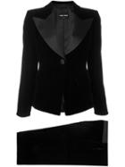 Giorgio Armani Contrast Lapel Evening Suit