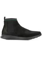 Ps By Paul Smith Stripe Detail Ankle Boots - Black