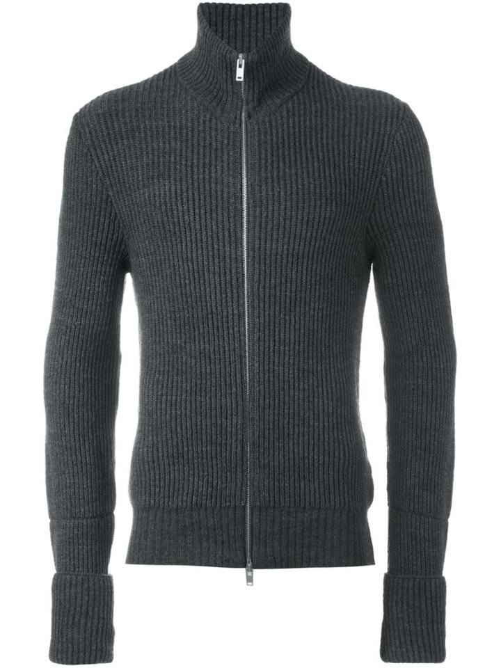 Maison Margiela Ribbed Zip Cardigan