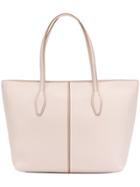 Tod's Joy Large Shopper Tote - Nude & Neutrals