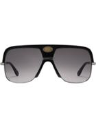 Gucci Eyewear Navigator Sunglasses With Double G - Black