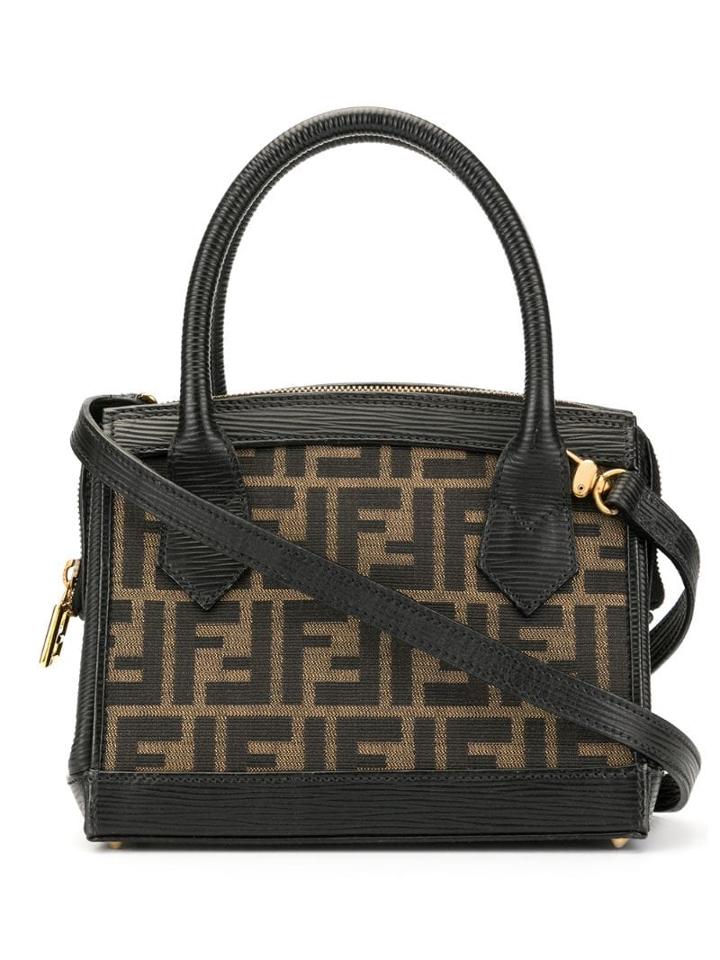 Fendi Pre-owned Zucca Pattern Tote Bag - Black