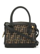 Fendi Pre-owned Zucca Pattern Tote Bag - Black