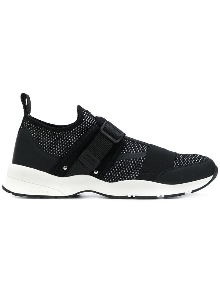 Dior Homme Buckle Strap Sneakers - Black