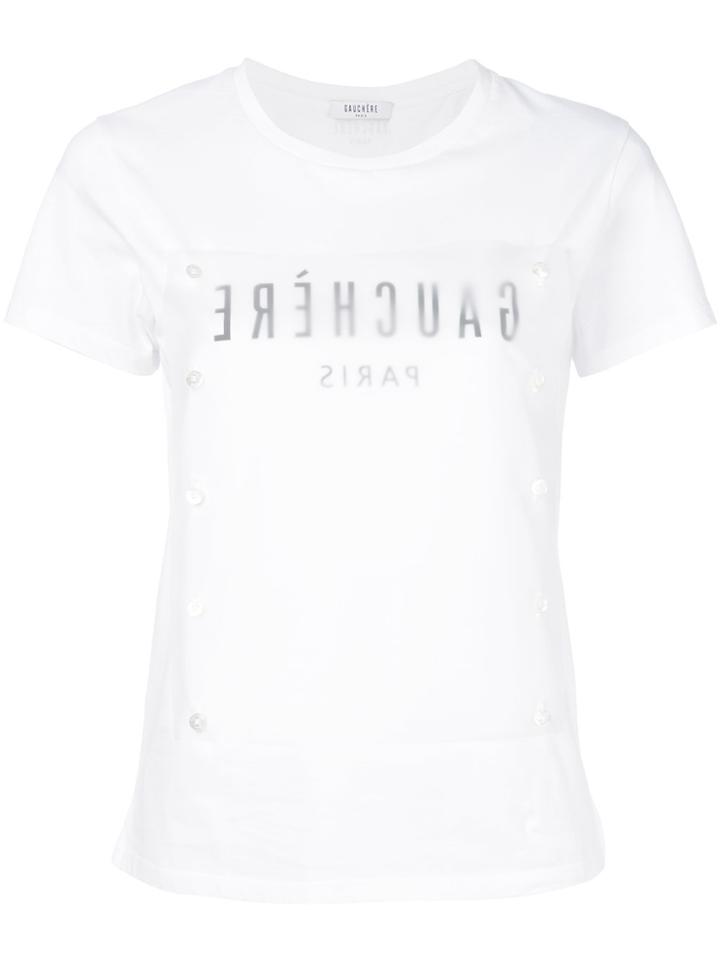 Gauchère Logo Printed T-shirt - White